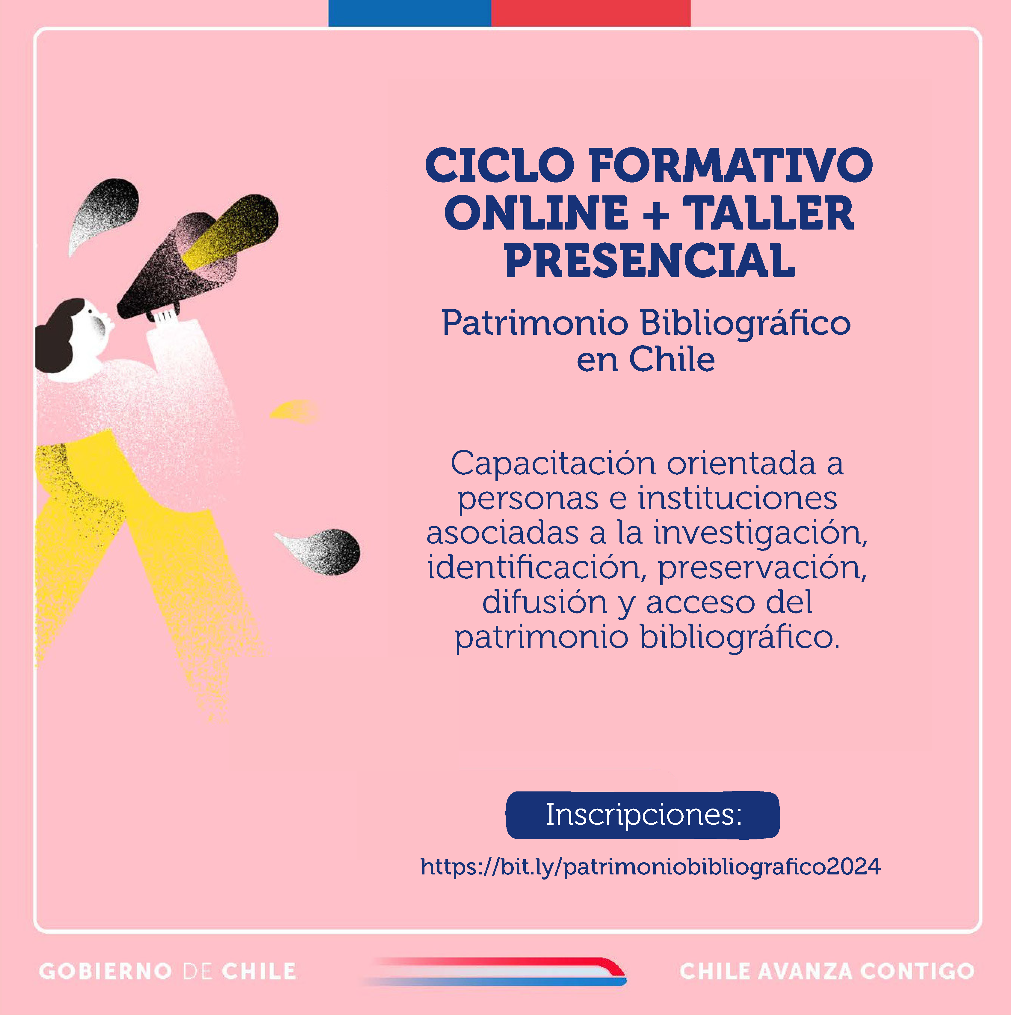 Patrimonio Bibliográfico en Chile – Ciclo formativo online + taller presencial gratuito