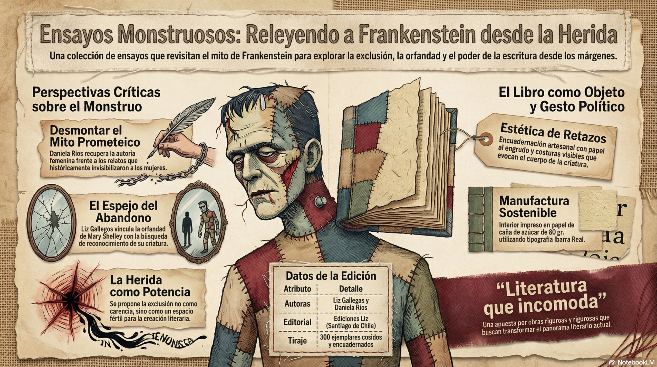 Ensayos monstruosos: Una relectura de la herida y la autoría en Mary Shelley